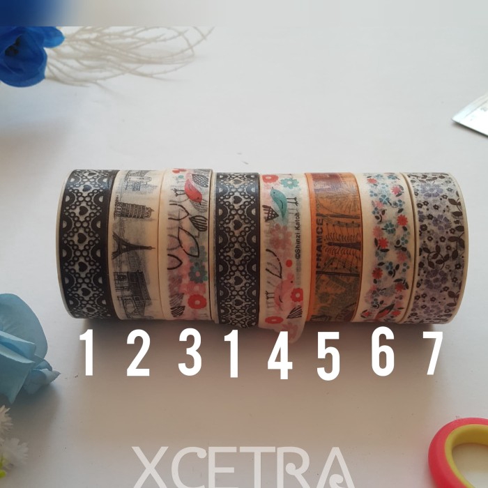 

Fabric Deco Tape Ukuran 10 mm x 4,5 mm - No. 1