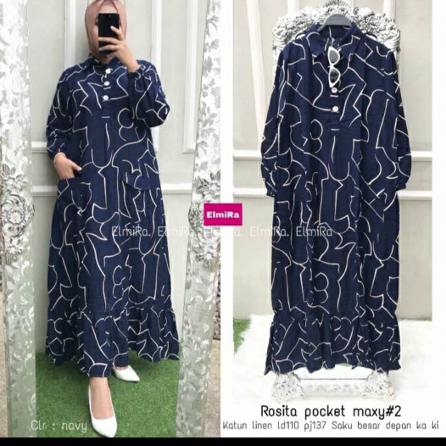 Elmira dres rosita pocket