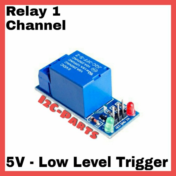 5v Relay 1 Channel Module For Arduino STM32 Raspy Low Level Trigger