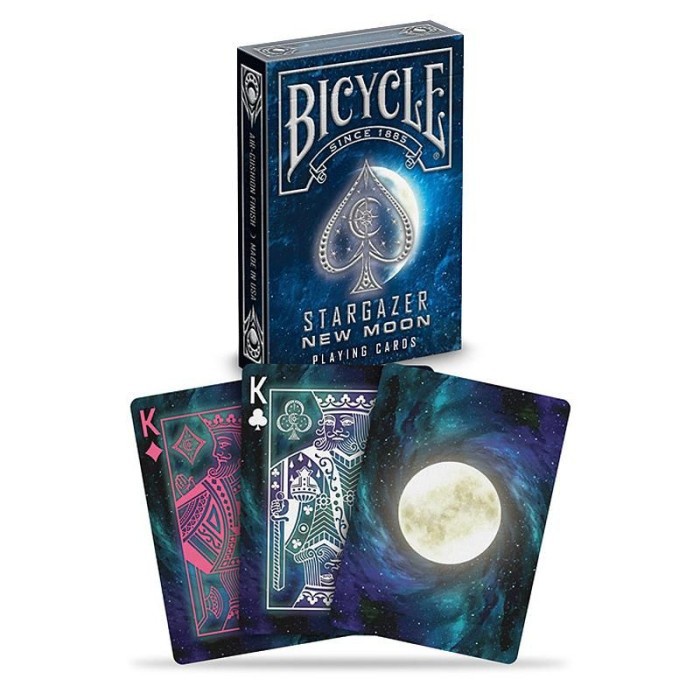 BICYCLE STARGAZER NEW MOON playing card kartu remi poker sulap import