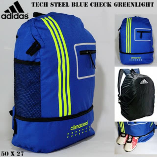 TAS RANSEL ADIDAS TECH STEEL / TAS RANSEL BACKPACK PRIA WANITA ANAK SEKOLAH ADIDAS TECH STEEL