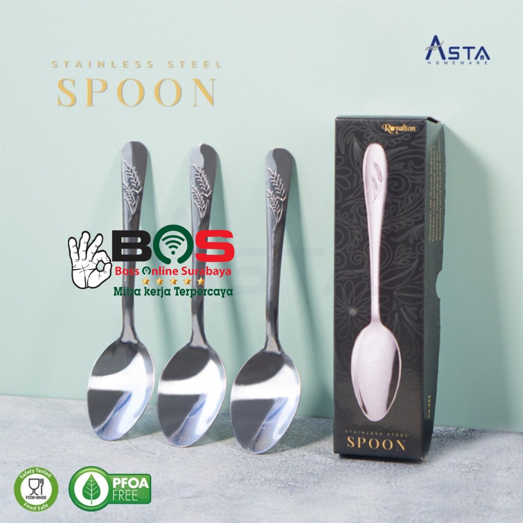 Sendok Garpu ASTA / Alat Makan Set 12 Pcs Spoon Fork Sendok Makan Garpu Makan