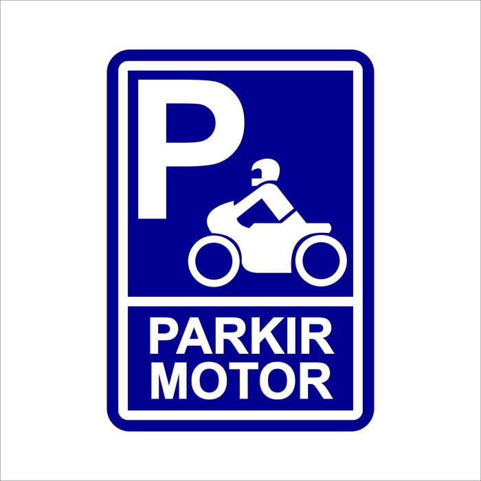 

SIGN PLAT PARKIR MOTOR UKURAN 60X40CM K3 RAMBU SAFETY RAMBU PLAT