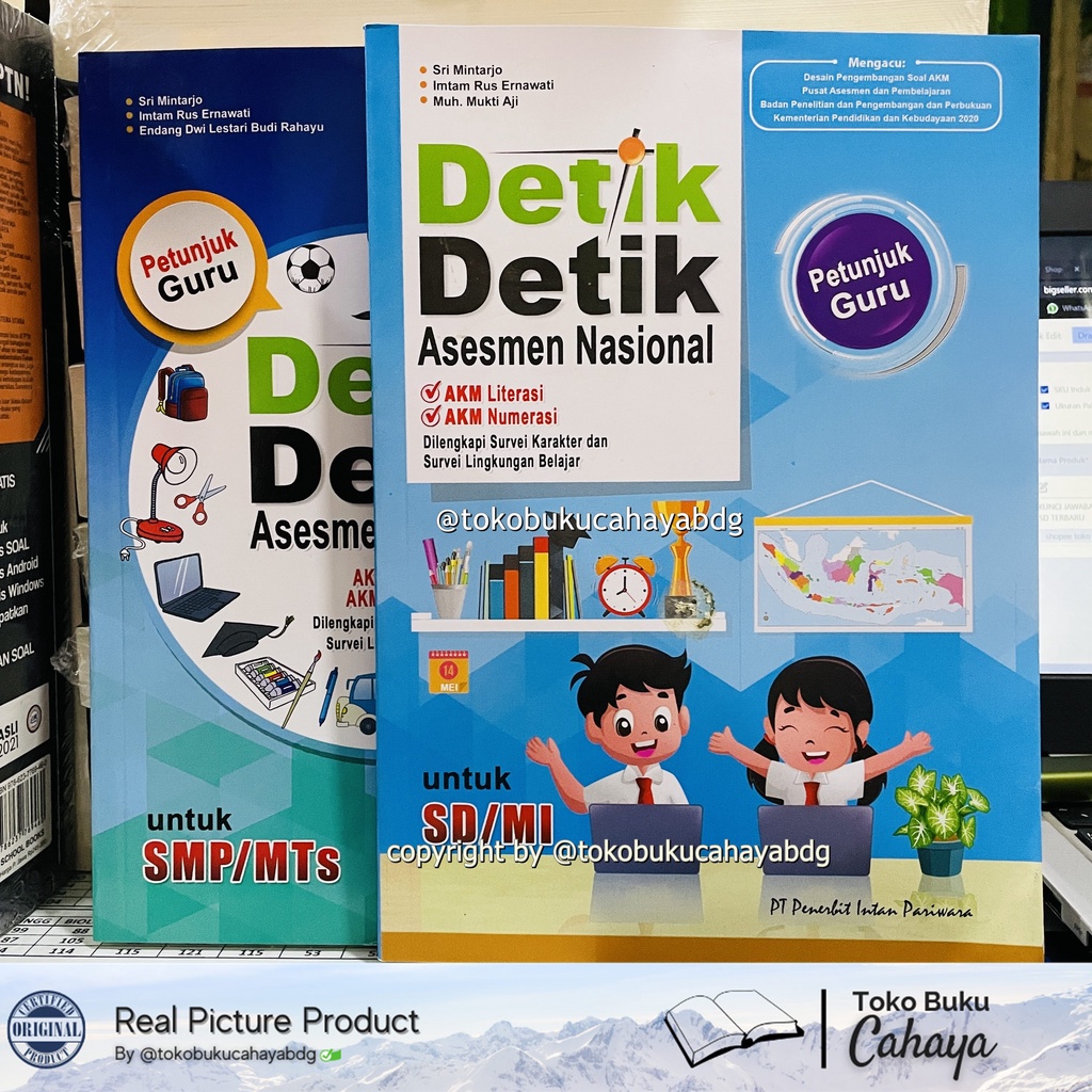 Jual KUNCI JAWABAN DETIK DETIK AKM SD SMP (BUKU GURU) | Shopee Indonesia