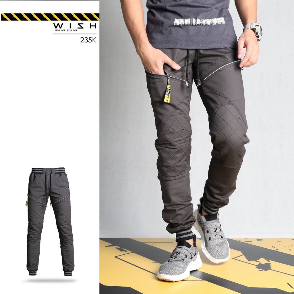 WISH JOGGER BIKER TROUSERS
