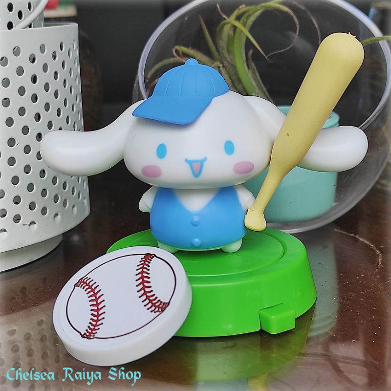 Sanrio Karakter Cinnamoroll X KFC 2021 Mainan Cinnamoroll Baseball Cinamoroll Cinamorol