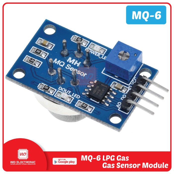 MQ-6 MQ6 PROPANE BUSTANE LPG GAS SENSOR