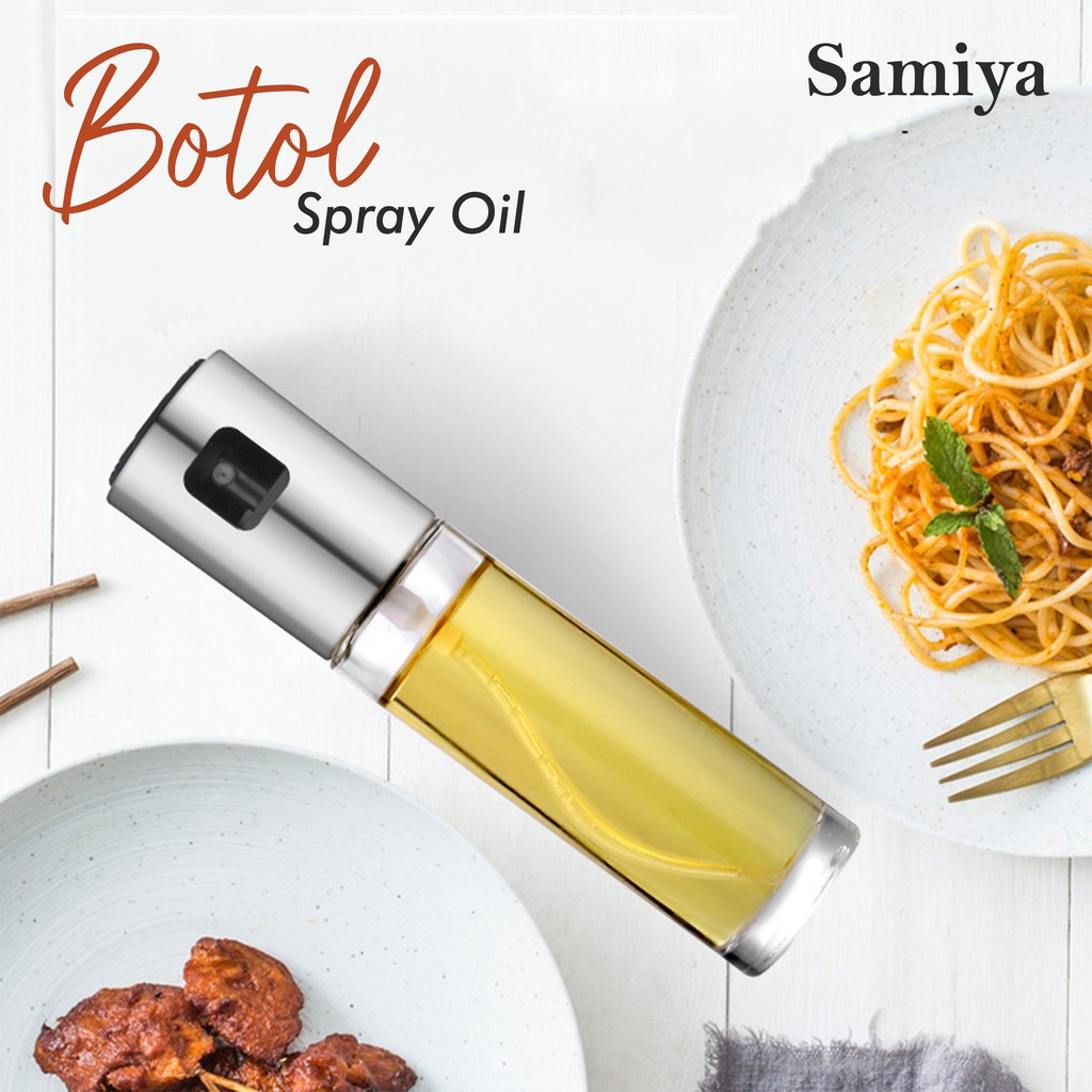 botol spray oil / botol minyak spray olive oil bbq chinese food 100ml / botol minyak spray