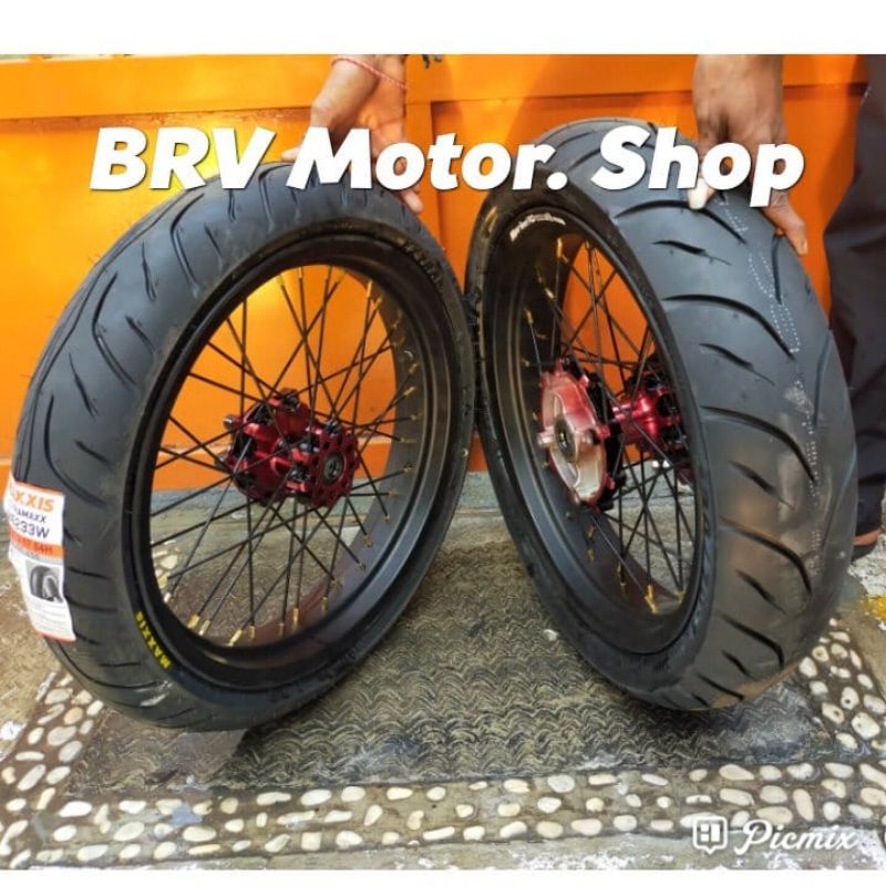 Jual Velg Set Supermoto Crf Ukuran Ban Dan Super