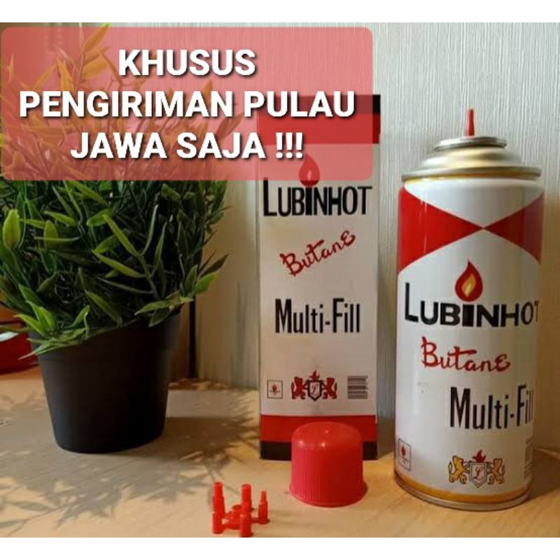 gas isi ulang lubinhot 220 gram butane refill gas korek api mancis