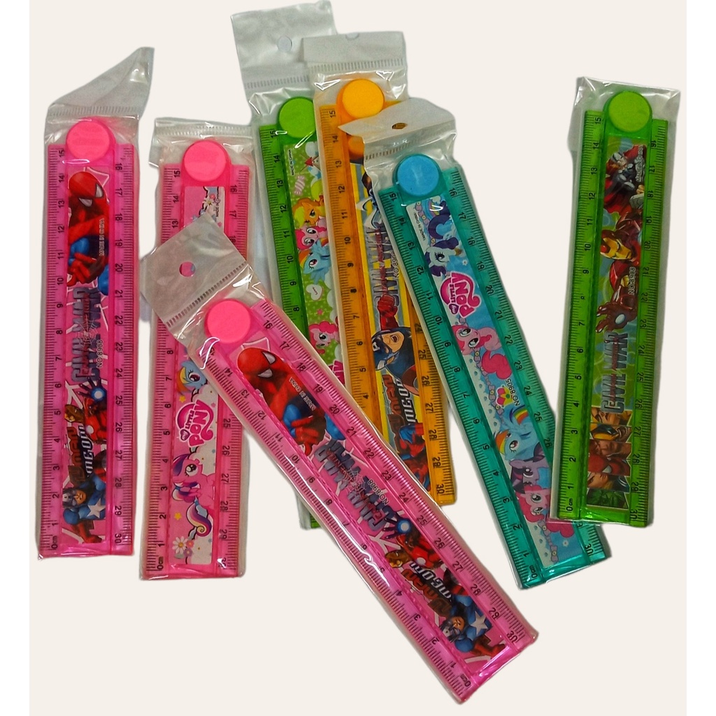 

Pengggaris Lipat 30cm Motif Fancy/Pengaris Lipat/Fancy/Penggaris Karakter 30cm