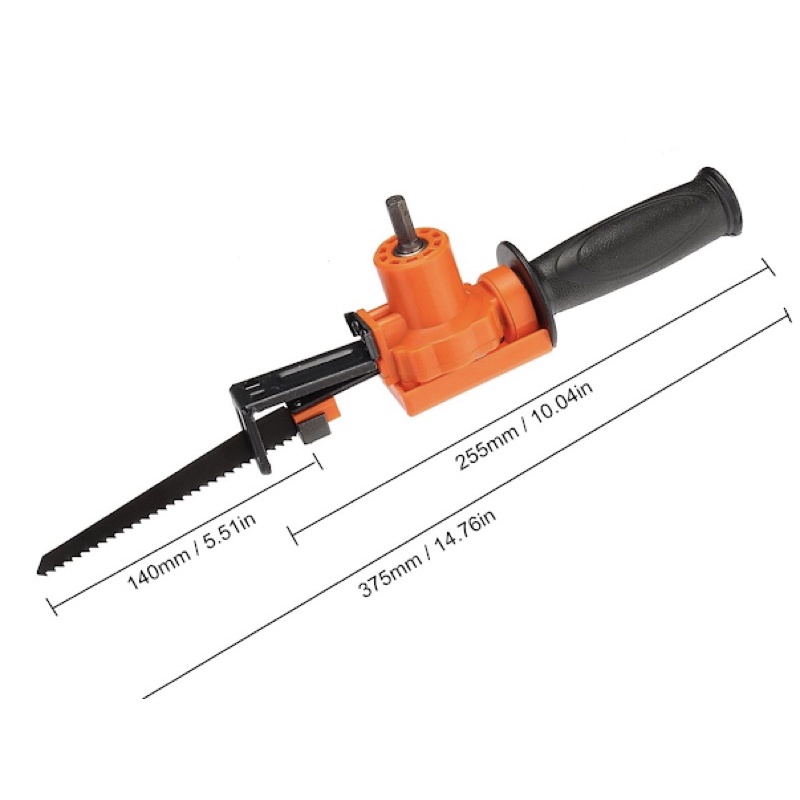 Jigsaw Adaptor Jigsaw Ke Mesin Bor Reciprocating Jig saw Drill Adapter