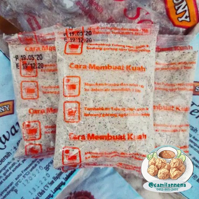 

Bumbu Instan Bakso Sony Asli Lampung (5 bks)
