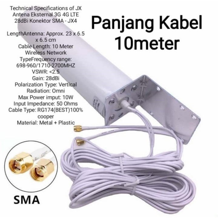 Orbit Star Antena SMA Male For Modem Huawei Telkomsel