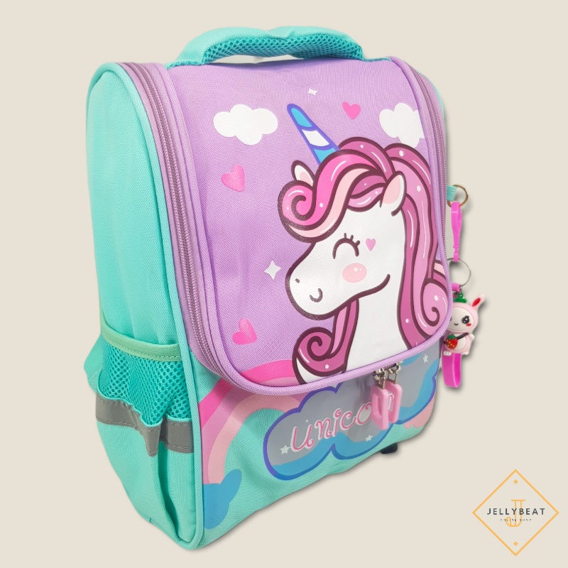 TAS RANSEL 3D ANAK 13 INCH KARAKTER UNICORN TOSCA