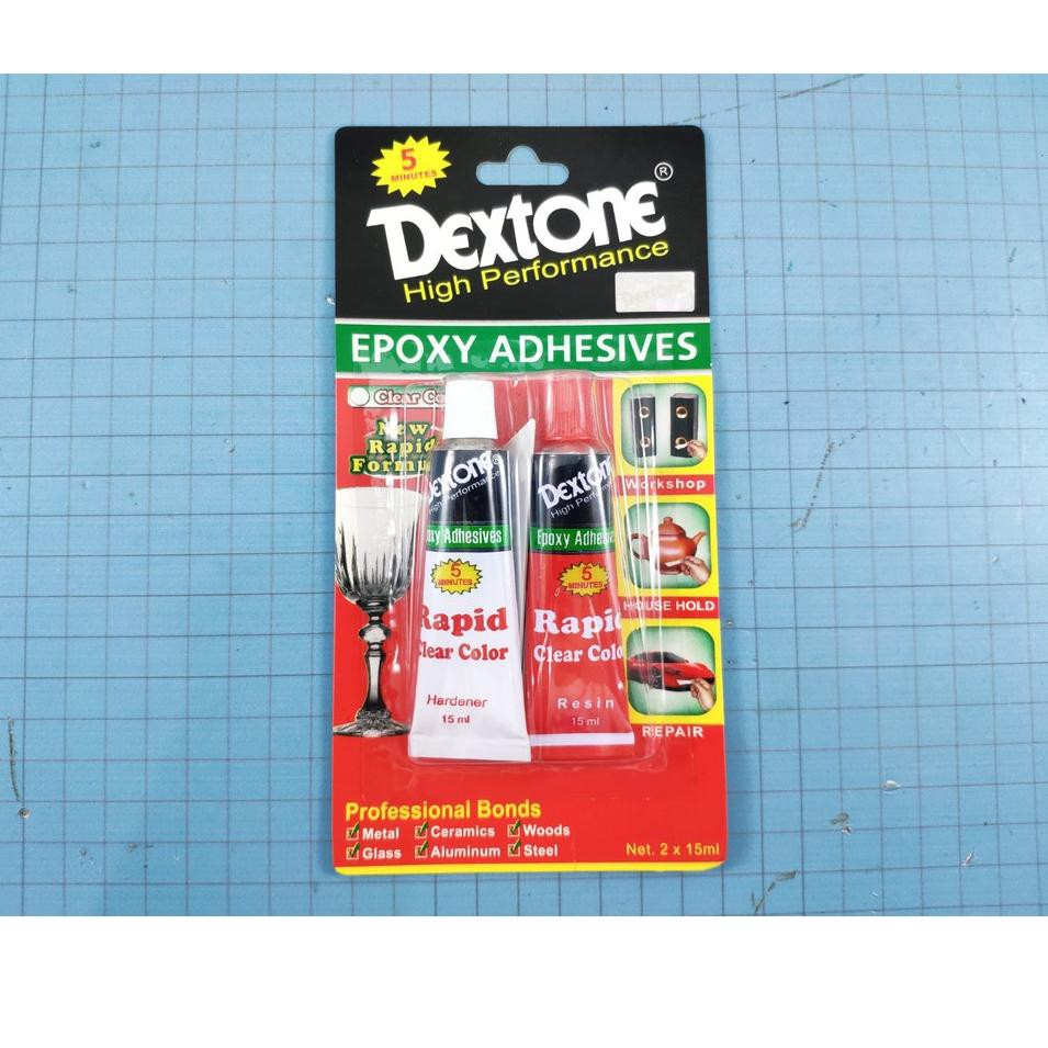 

Laris YZG DEXTONE LEM EPOXY RAPID CLEAR BENING 5 MENIT 30ML ✹ ★★★★