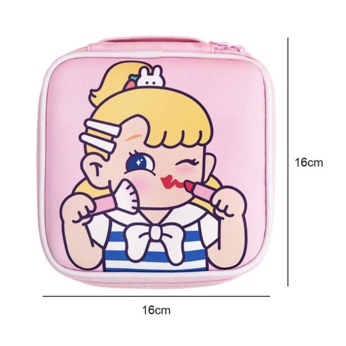 PANACHE Bentoy Cartoon Makeup Cosmetic Travel Bag Tas Kosmetik