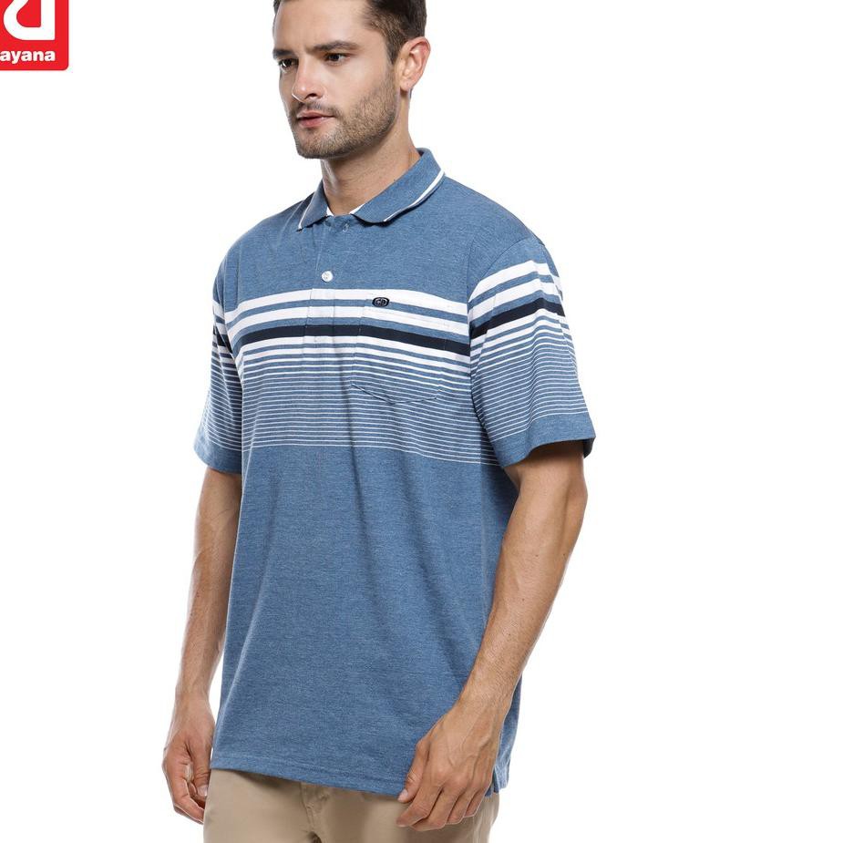 【CT】 Ramayana - RAF Wangky Pria Salur Lengan Pendek Raf 01 Biru