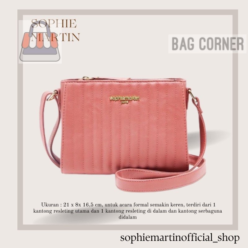 BagCorner - TAS POLIITTA SOPHIE MARTIN PARIS ORIGINAL TAS SELEMPANG SLINGBAG SHOPIE PARIS TAS EMAK T