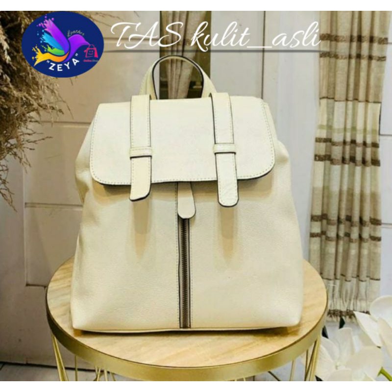 TAS RANSEL WANITA KULIT ASLI GARUT