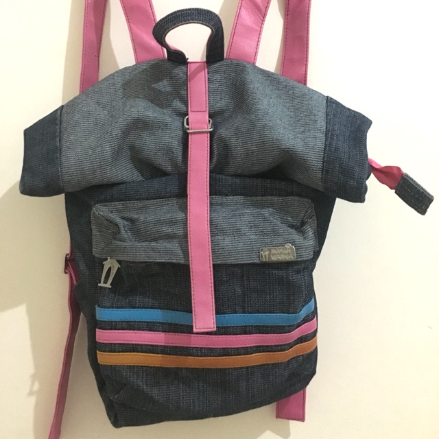 preloved tas ransel rumah warna