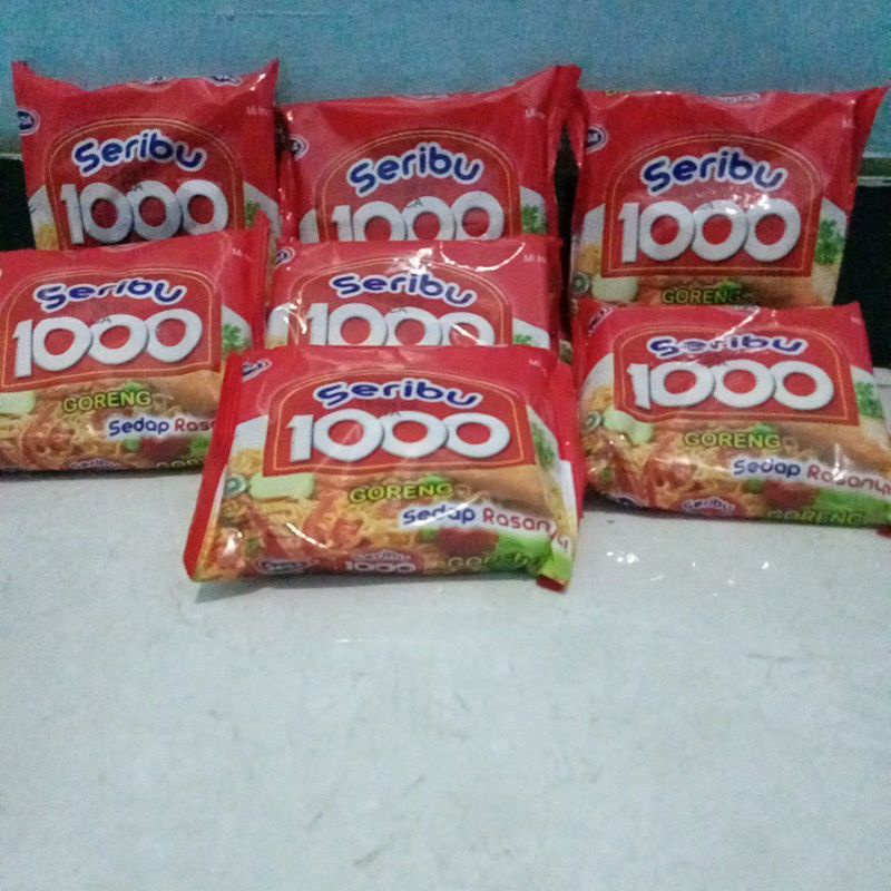 

mie gaga goreng seribu 10x50g