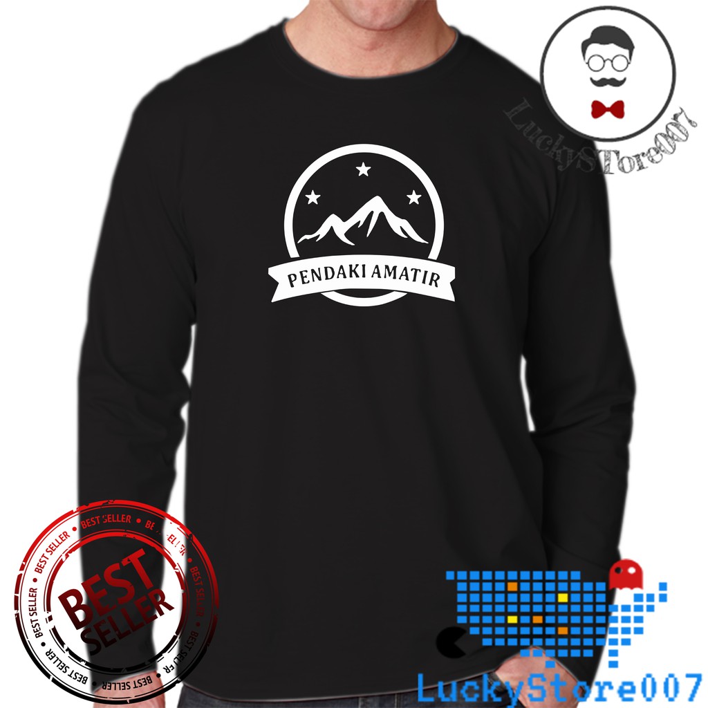 Kaos Panjang Distro/Kaos Pendaki/Kaos Outdoor/Kaos Gunung/Pendaki Amatir Premium High Quality