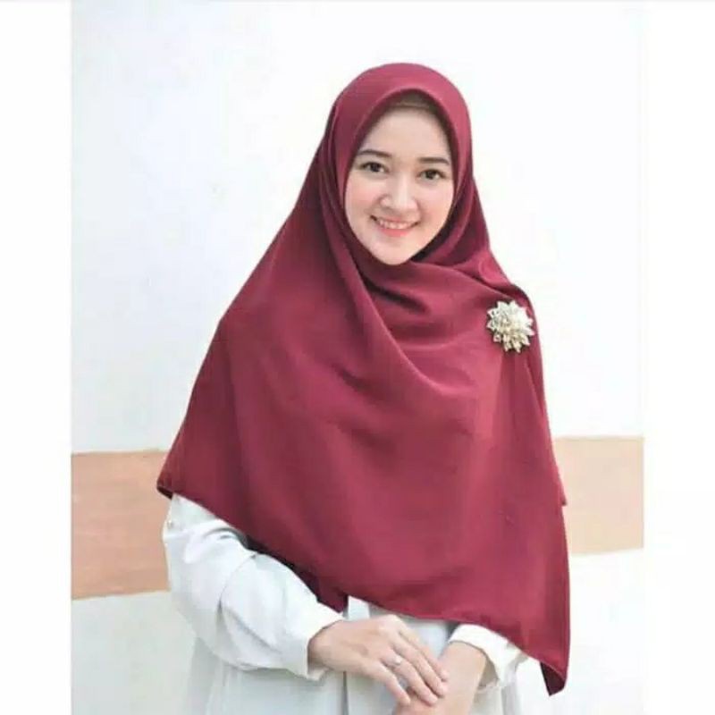 TERMURAH Jilbab Segi Empat Wolfis 130 x 130 Syari / Jilbab Segi4 130 Jumbo // Jilbab/hijab segiempat