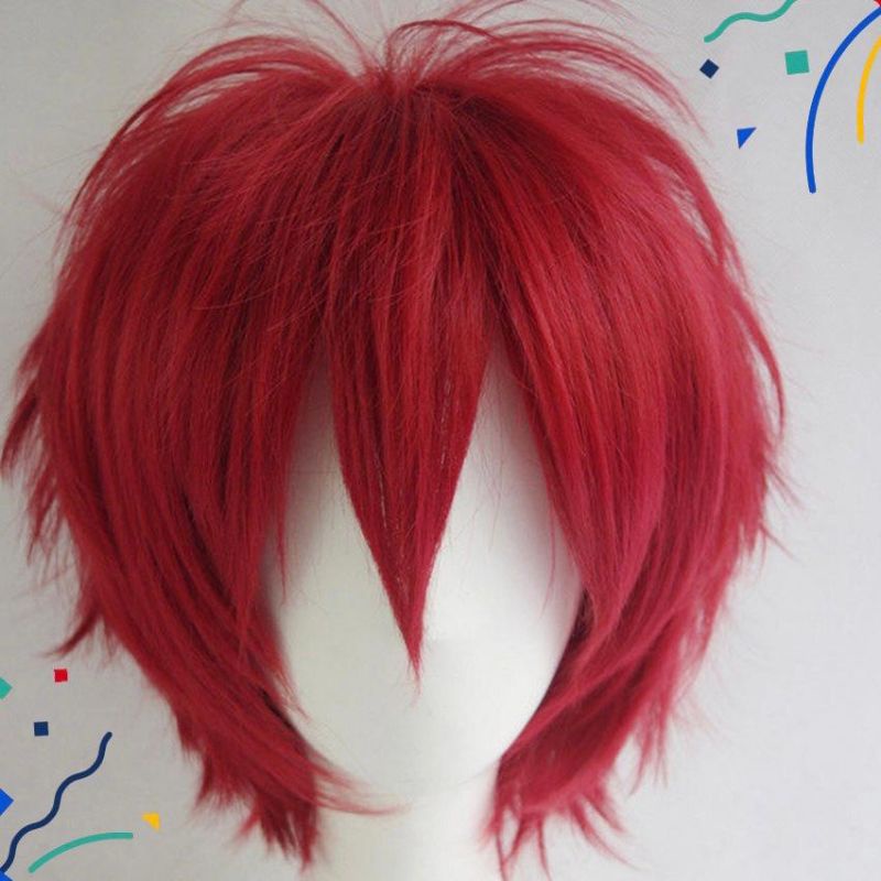 Wig pria pesulap merah