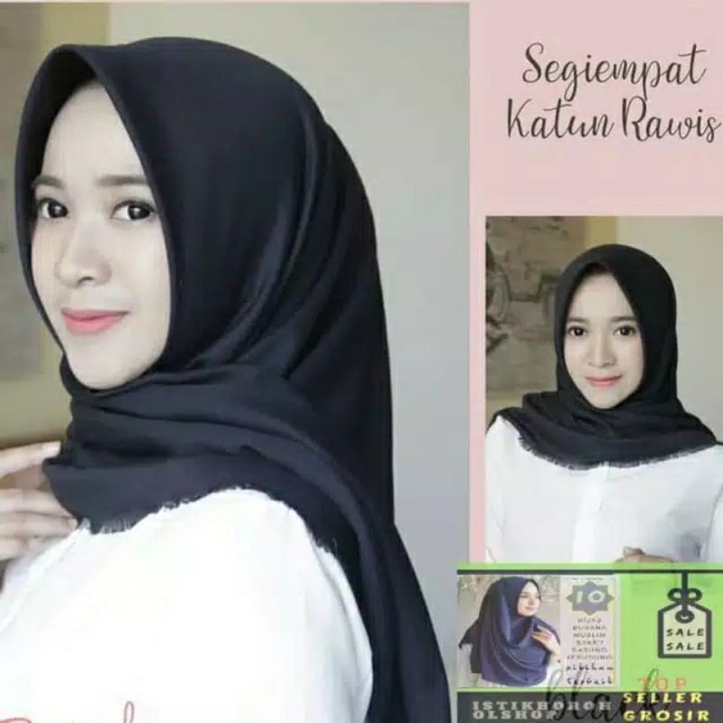 SR HIIJAB SAUDI  SEGI EMPAT RAWIS HIJAB SQUARE