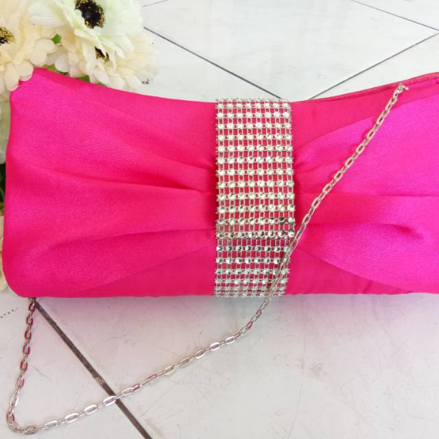 Clutch Cantik Satin Zaskia