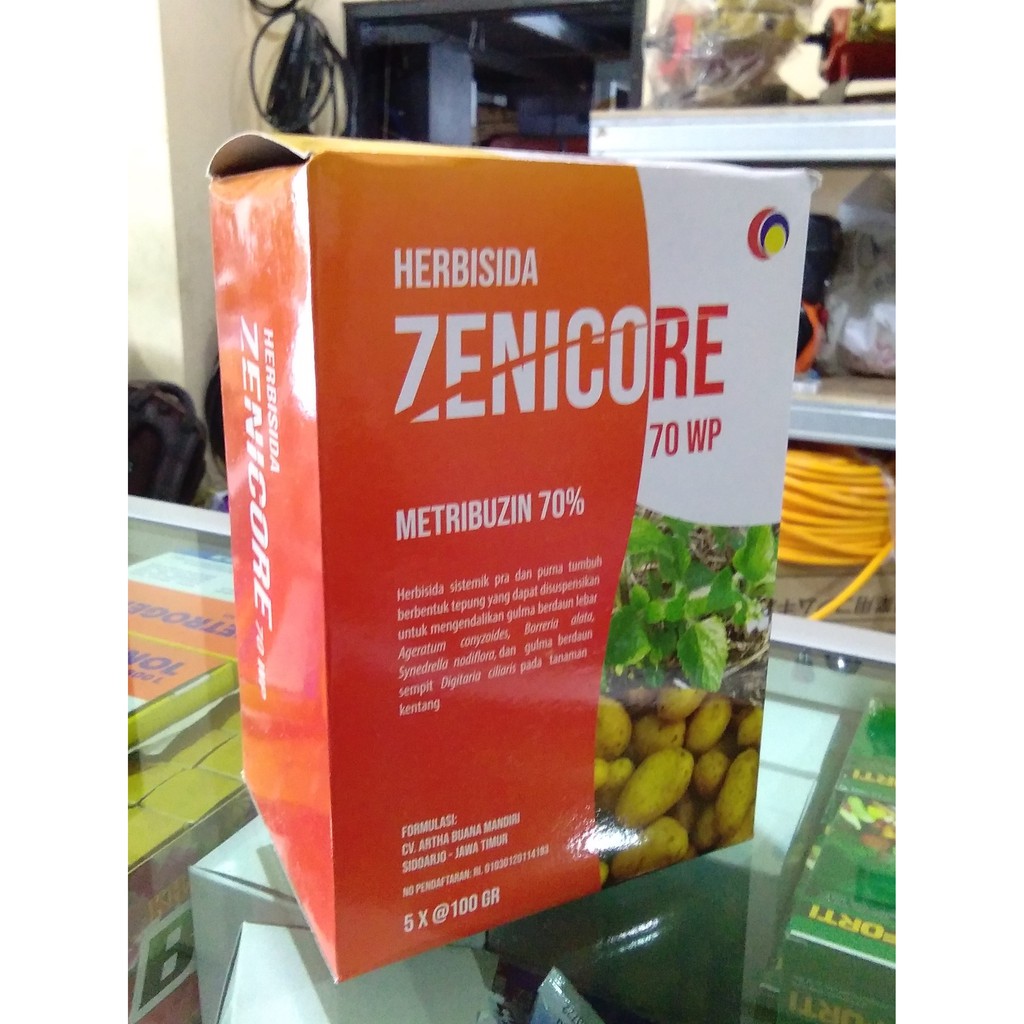 ZENICORE 70 WP / Pembersih Rumput Pada Tanaman Kentang,Bawang Merah, Wortel 100 Gram