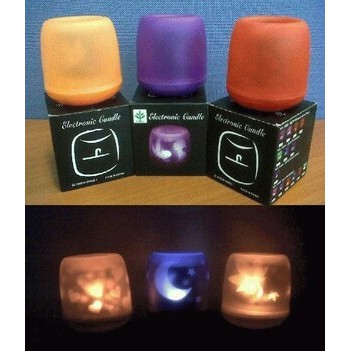Lilin Elektrik tanpa Asap, Unik ditiup / tepuk mati, Elektrik Candle ajaib untuk kado souvenir ultah