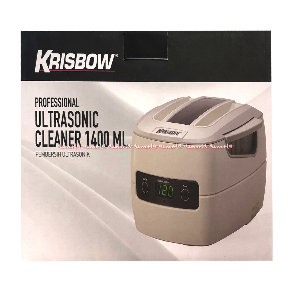 Krisbow Digital Ultrasonic Cleaner 1400ml Kotak Alat Pembersih