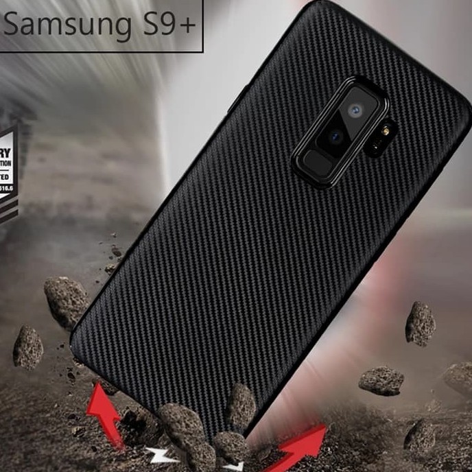 SAMSUNG S8/S8+/S8 PLUS/S9/S9+/S9 PLUS CASE SOFTCASE SLIM FIT CASE FULL CARBON