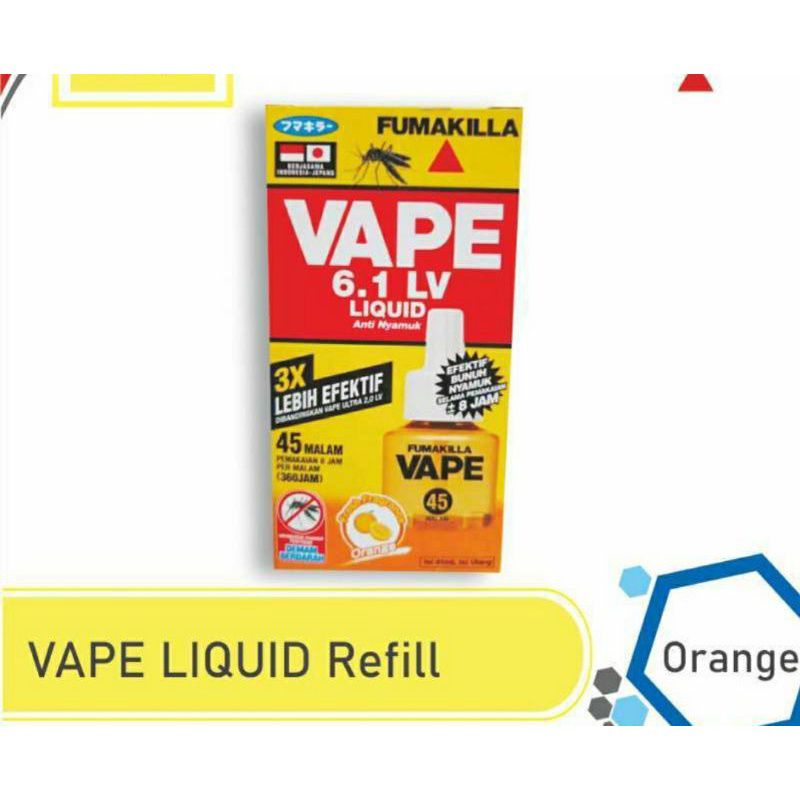 Fumakilla Vape Elektrik refill 45 malam