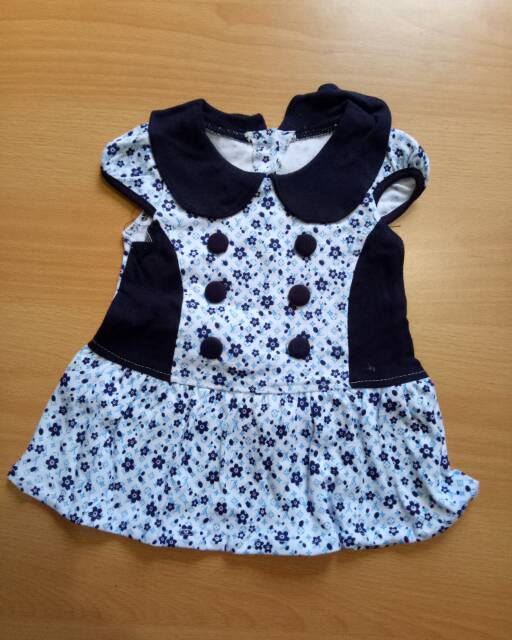 Dress anak perempuam /dress bayi motif Flower