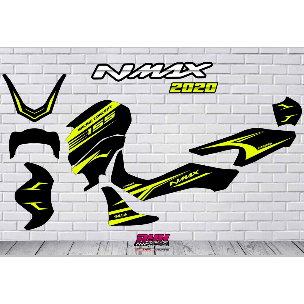 Decal Nmax Stiker Full body MOVISTAR ZOMBIE DORAEMON ONE PIECE 2018 2020 NEW PREMIUM QUALITY