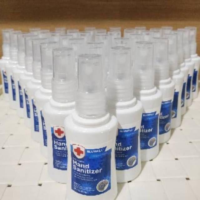 HAND SANITIZER SPRAY / PUMP 60 ML ALKOHOL 70% / ANTISEPTIK / ANTI BAKTERI AMAN SUDAH KEMENKES