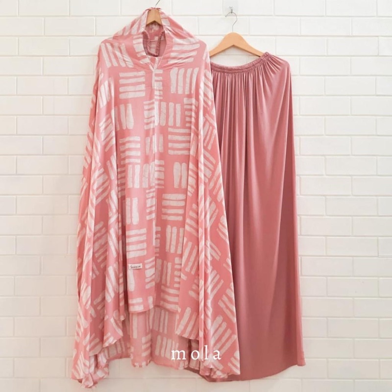 Mukena sunrise Mola | Mukena dewasa | Mukena jumbo | Mukena Rayon