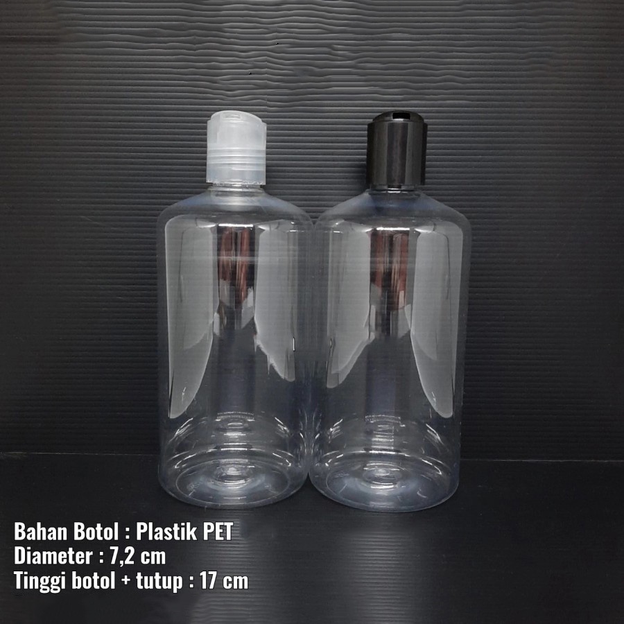 BABEE - BOTOL PLASTIK 500ML PRESSTOP BENING PUTIH / BOTOL 500 ML ISI ULANG  [HARGA GROSIR ]