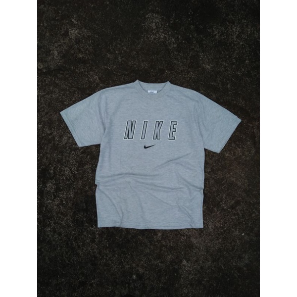 kaos nike vintage 90s center second tshirt vintage nike