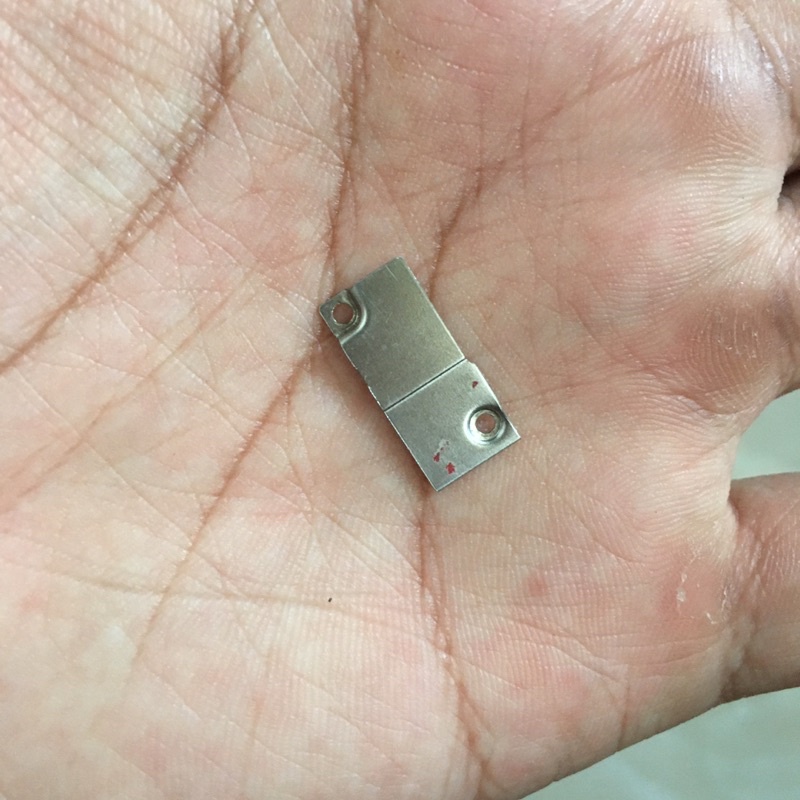 plat seng penutup batrai iphone 6 ori copotan