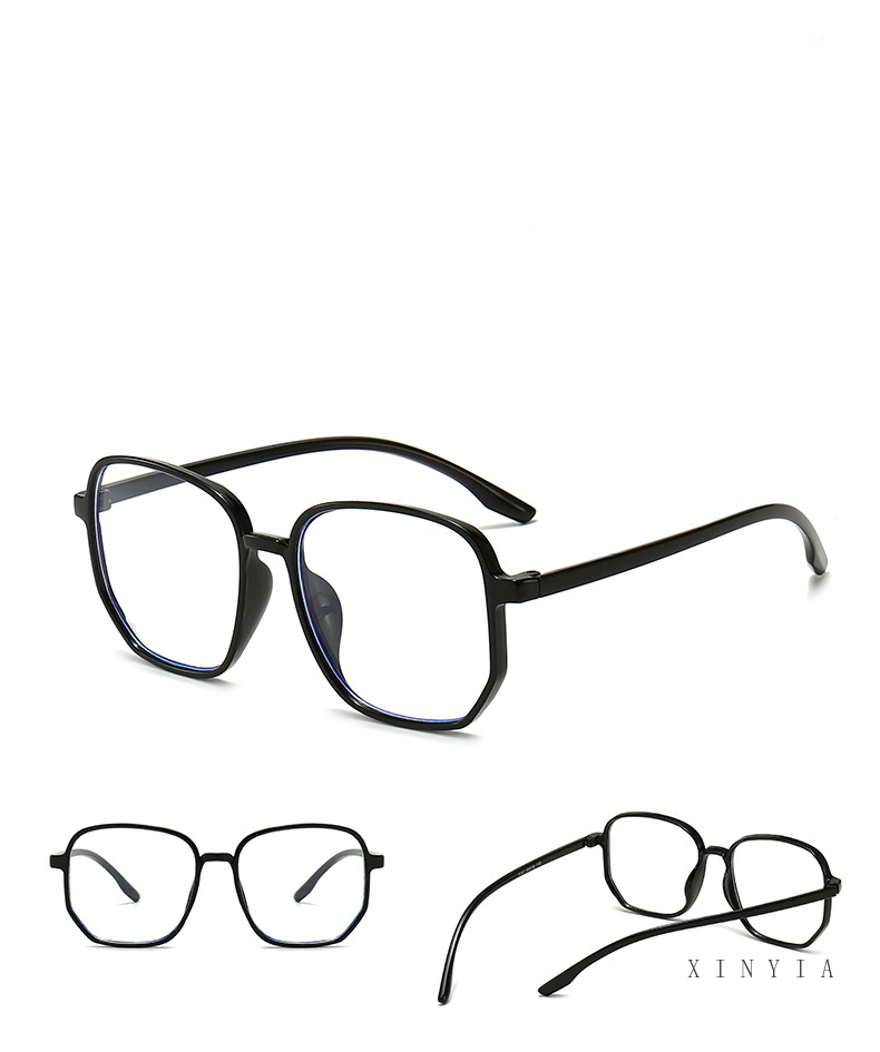 Anti Biru Kacamata Korean Design Square Besi Frame Eyeglasses Untuk Wanita/Pria