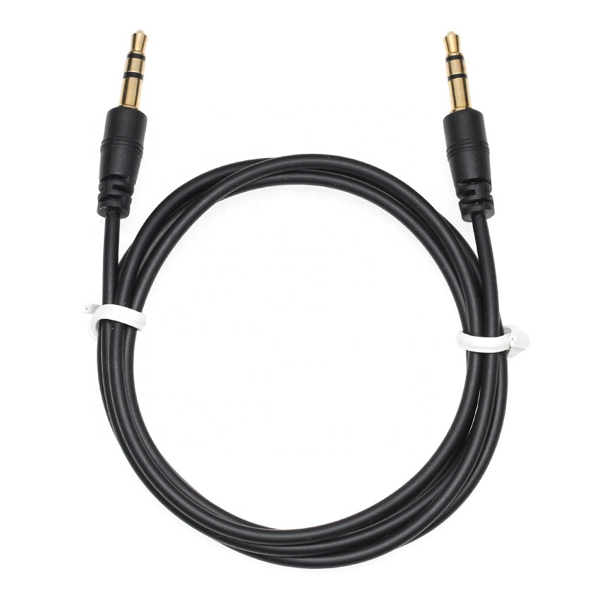 Kabel Aux Audio 3.5mm Male to Male Gold Plated