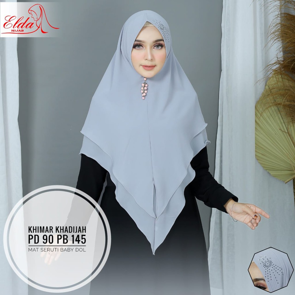 Jilbab Syari Khimar Khadijah Ori Elda Hijab