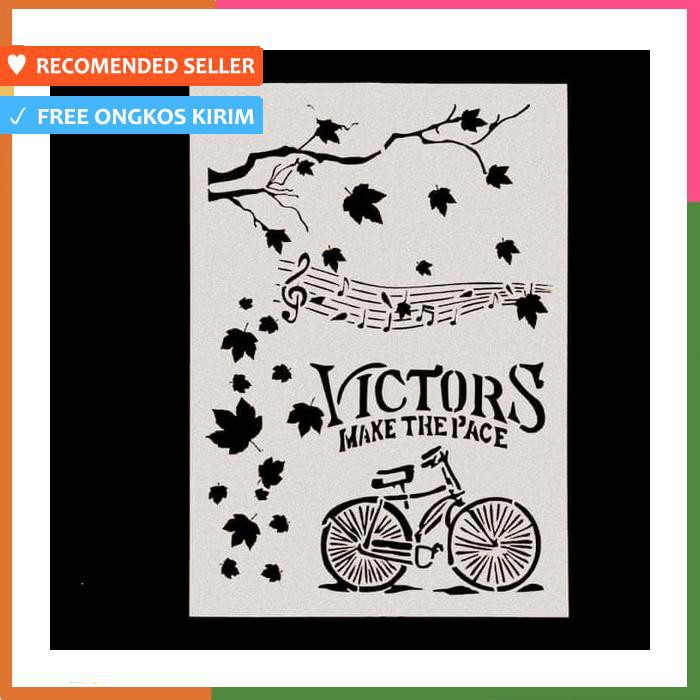 

STENCIL A4 VICTORS STENSIL LUKIS CAKE CRAFT SCRAPBOOK AIRBRUSH