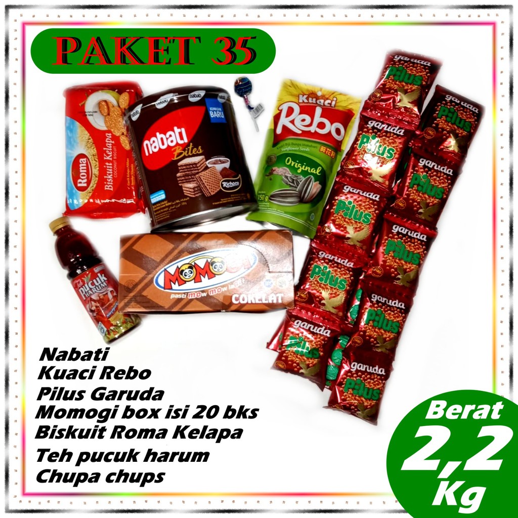 

Paket no 35 Paket Makanan Ringan Parsel Snack Anak Kos