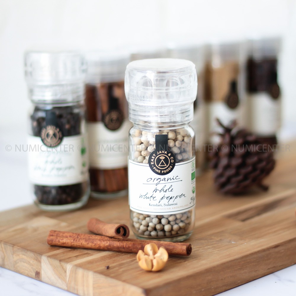 

Organic Whole White Pepper Mill Merica Lada Putih Organik - EAST JAVA CO
