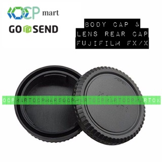 Body Cap & Lens Rear Cap Fujifilm XF Fuji X Tutup lensa X-A3 X-A2 X-A10 x-A20 X-T10 X-T20